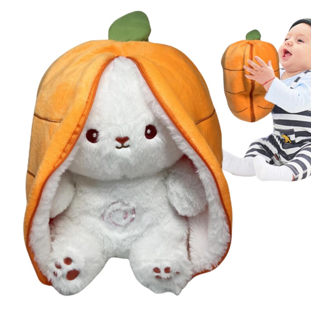 Peluche Lapin Carotte : Mélodie Douce pour un Sommeil Apaisant