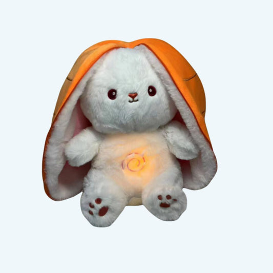 Peluche Lapin Carotte : Mélodie Douce pour un Sommeil Apaisant
