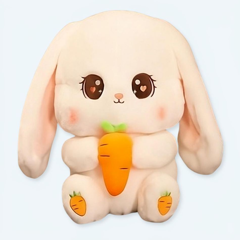 Peluche Lapin Doux Câlin Enfant avec Carotte e