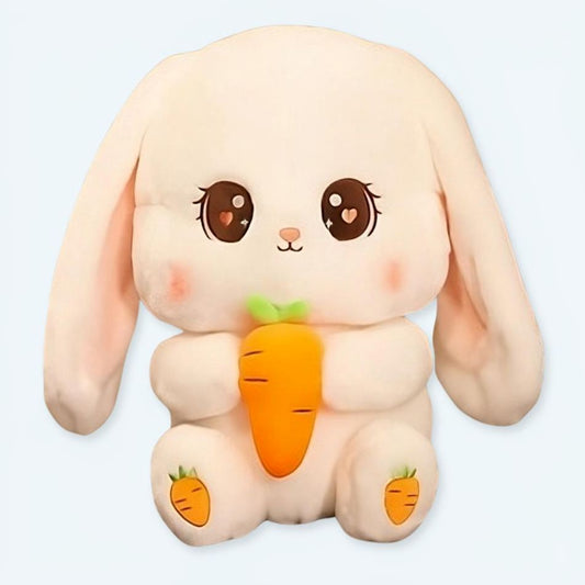 Peluche Lapin Doux Câlin Enfant avec Carotte e