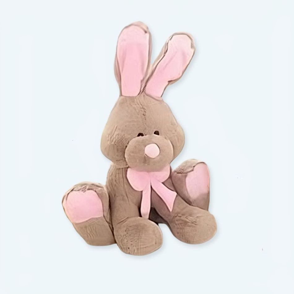 Peluche Lapin Géant Marron Doux pour Câlins Enfant - Trésor Câlin