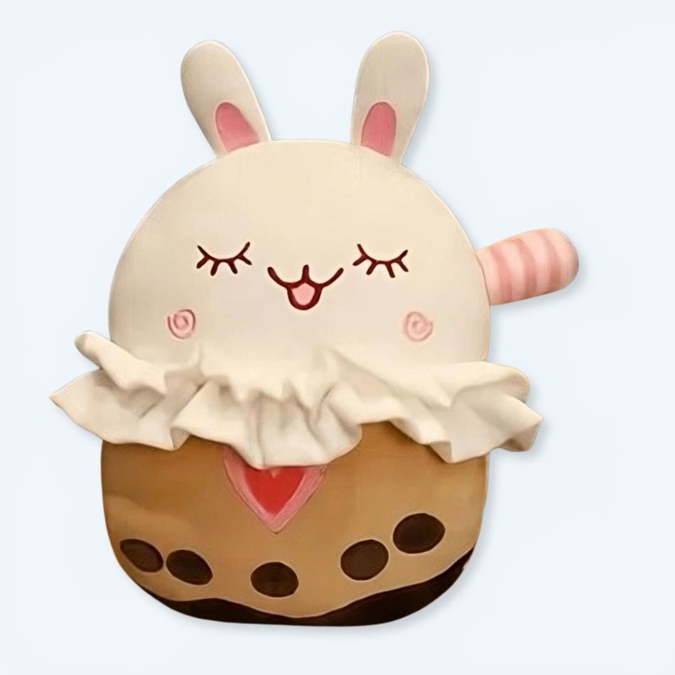 Peluche lapin douceur complice pour câliner joyeusement