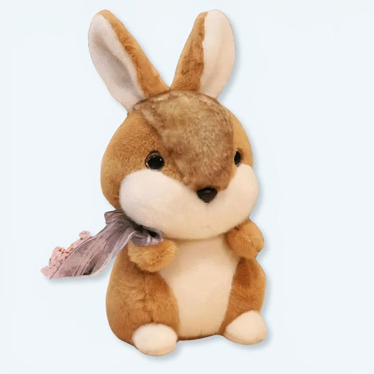 Peluche Lapin Lièvre Marron Doux Câlin - Univers Bois