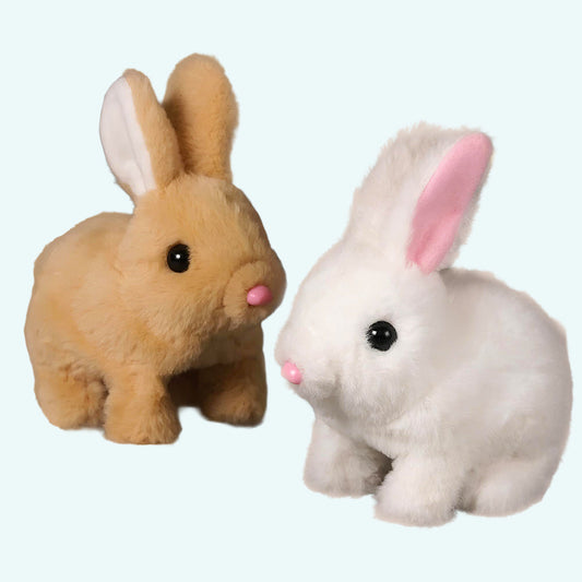Peluche lapin Pâques électrique tendre lumineux enfant