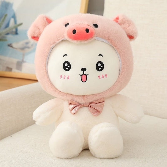 Lapin Fantaisie peluche se déguise