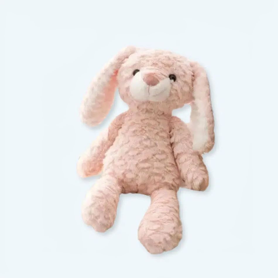 Peluche Lapin Rose Câlin Doux pour Enfant Douillet