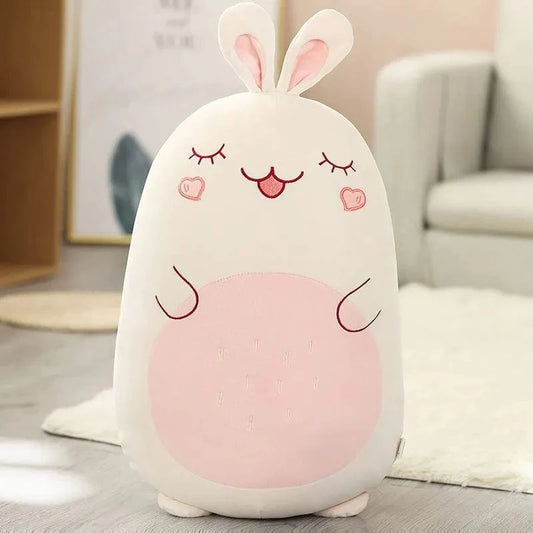 Peluche Squishmallow Lapin Blanc aux Grandes Oreilles