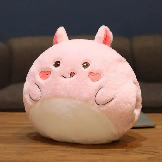 Peluche Lapin Squishmallow Réchauffe-Main avec des Cœurs 