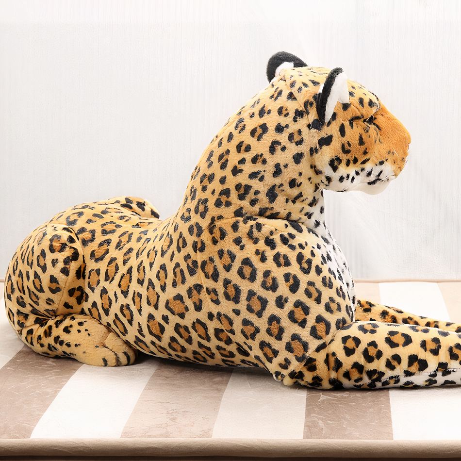 Peluche Léopard Doux Géant pour Enfant de la Jungle - Câlin