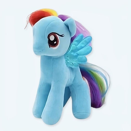 Peluche Licorne Douce Féerique pour Enfant Rêveur - Bleu