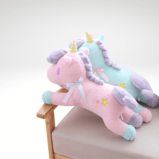 Peluche Licorne Bonbon Bleu et Rose by UnicornLand