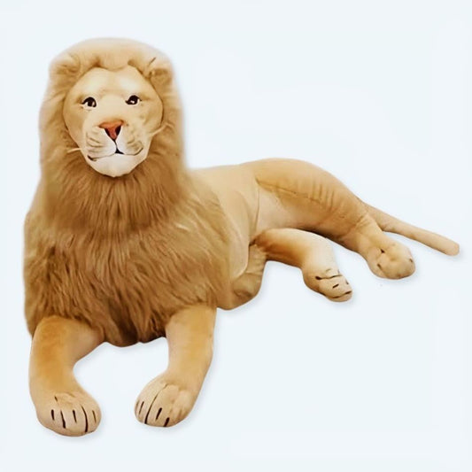Peluche Lion Géant Doux pour Chambre Enfant Safari