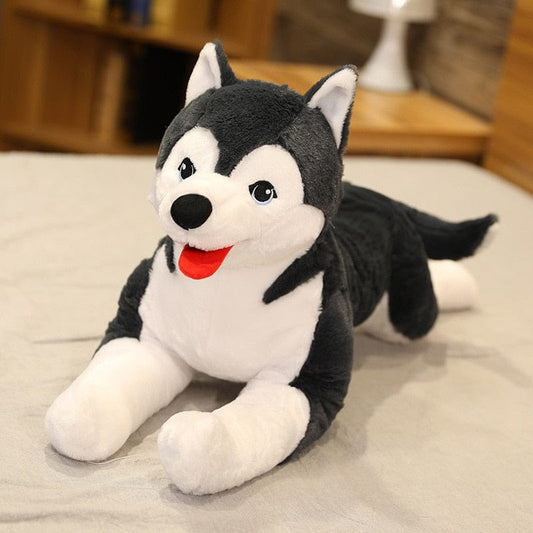 Peluche Loup Élégant : la Langue Malicieuse