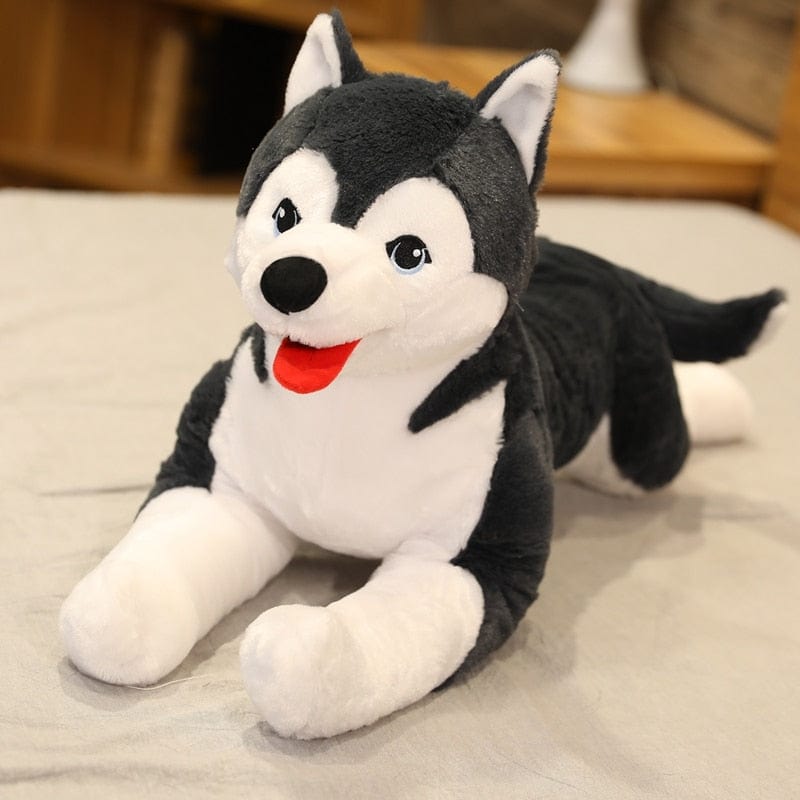 Peluche Loup Élégant : la Langue Malicieuse