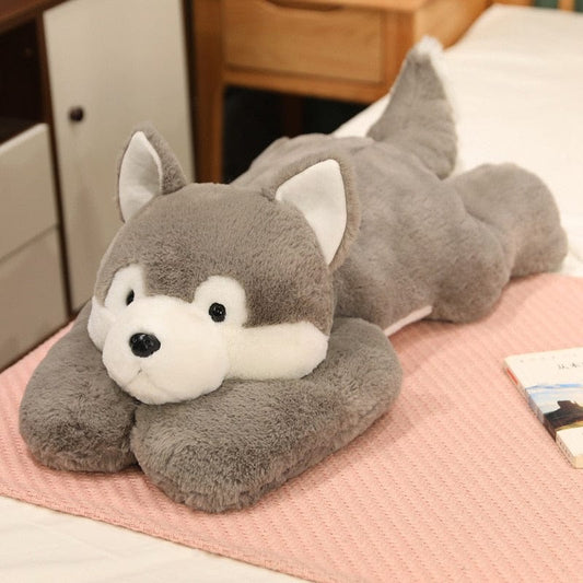 Peluche Loup Mignon et Élégant