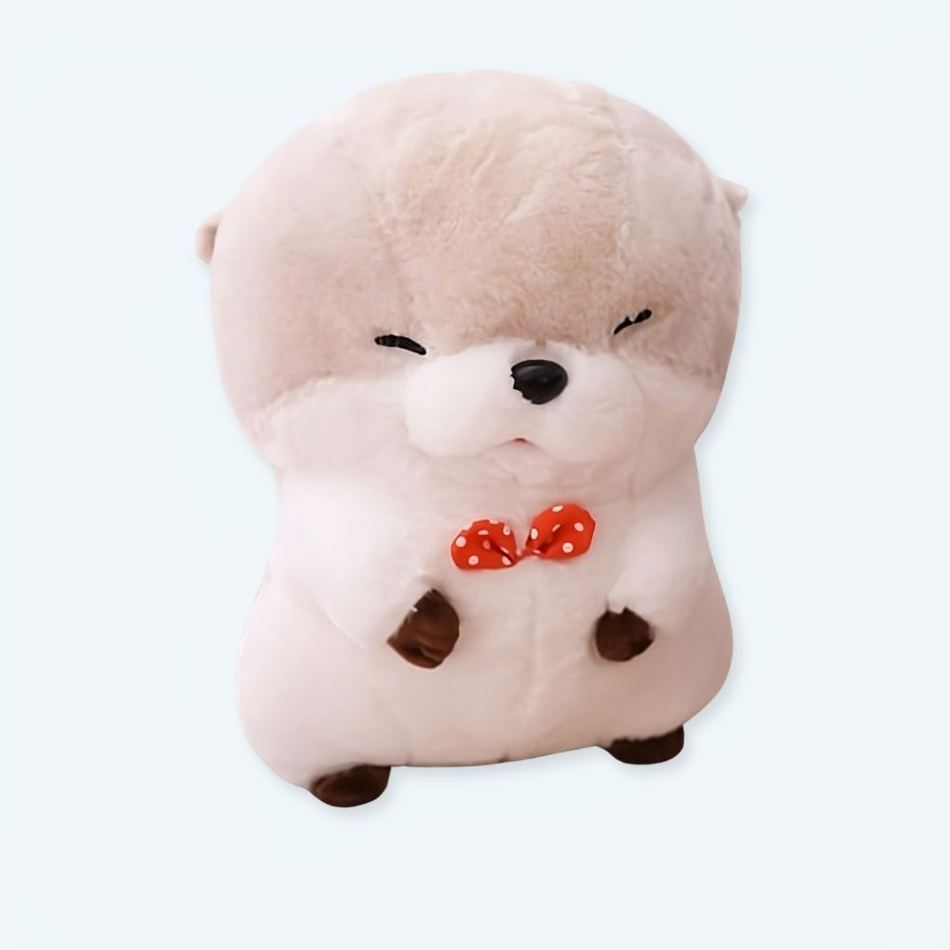 Peluche Loutre Douillette Marron - Idéale pour les Câlins Enfants
