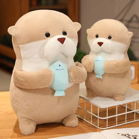 Peluche Loutre: Poisson Câlin