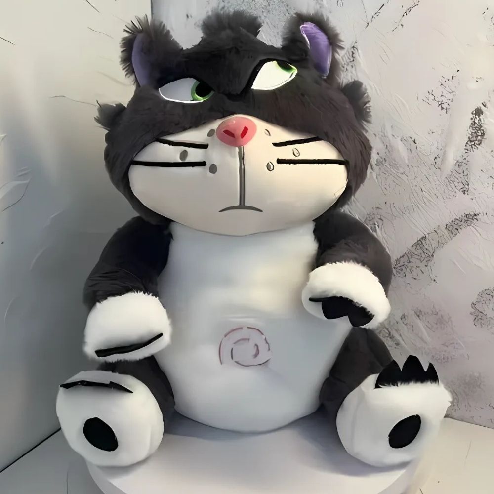 Peluche Lucifer - Chat Musical Doux et Apaisant