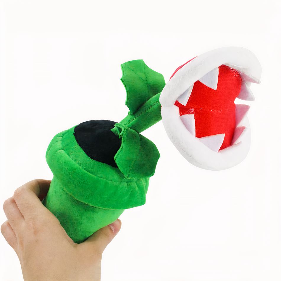 Peluche Mario Plante Carnivore Douce Colorée e