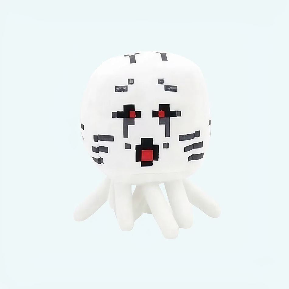 Peluche Minecraft Ghast - douce et idéale pour le câlin des enfants