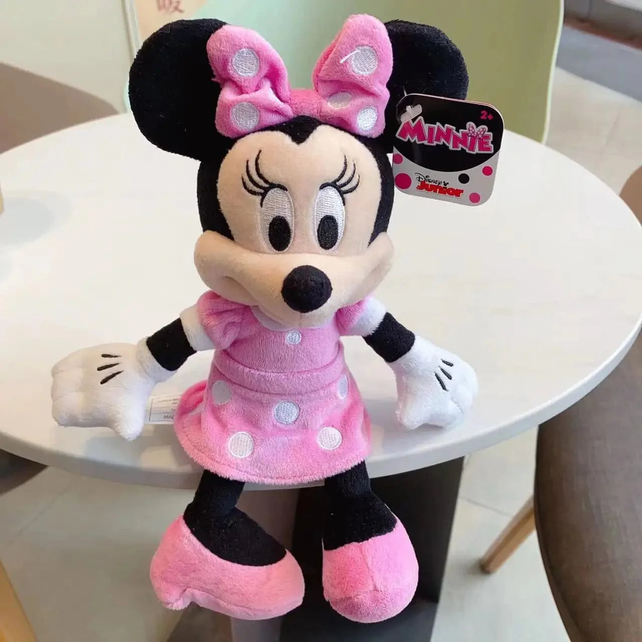 Peluche Minnie Mouse rose authentique