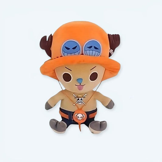 Peluche One Piece Chopper orange doux pour enfant-friendly