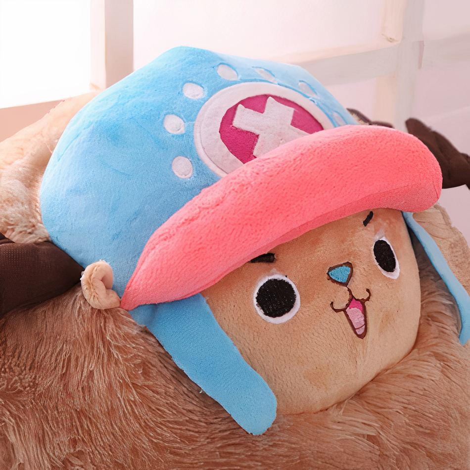 Peluche Tony Chopper One Piece - tout douce - bleue