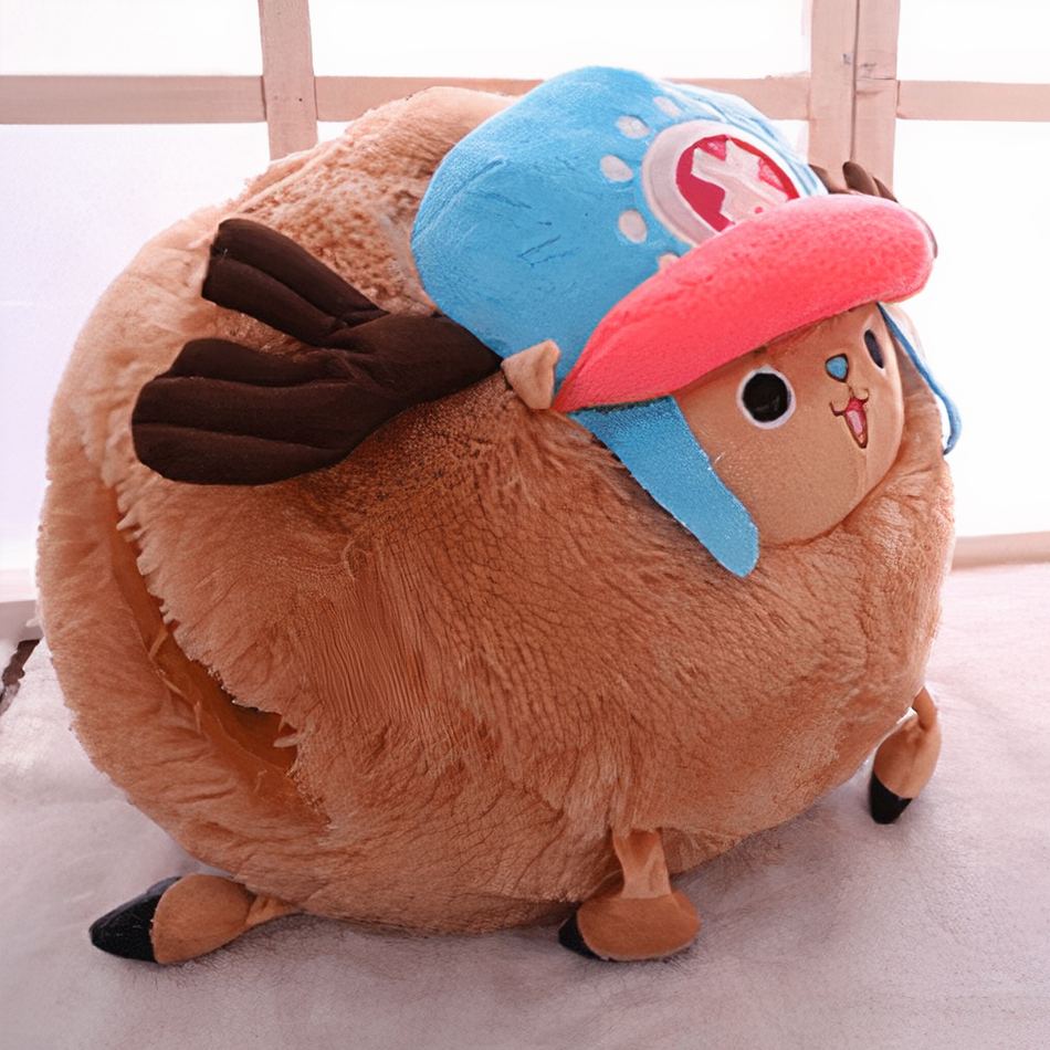 Peluche Tony Chopper One Piece - tout douce - bleue