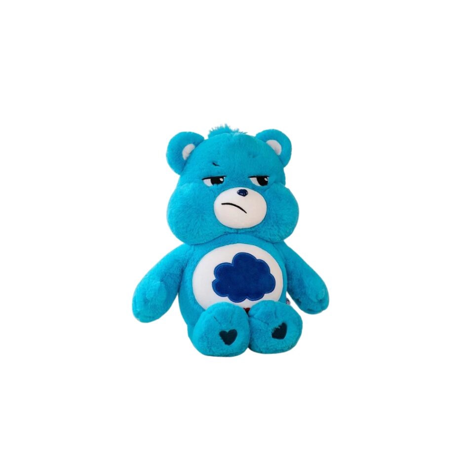 Peluche oreiller Bisounours câlin enfant coloré.