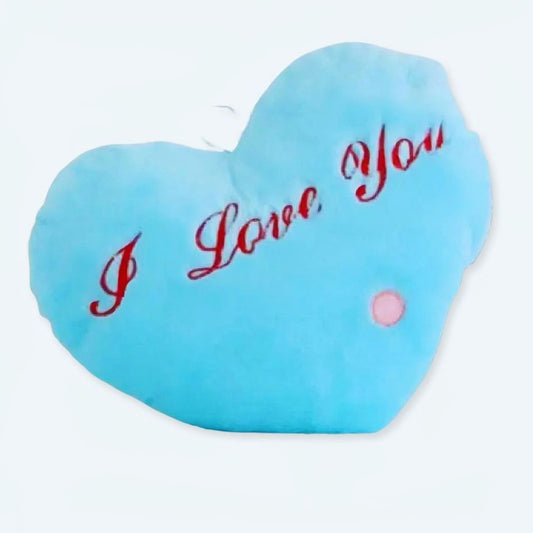 Peluche Oreiller Douceur Câlin d'Amour Bleu