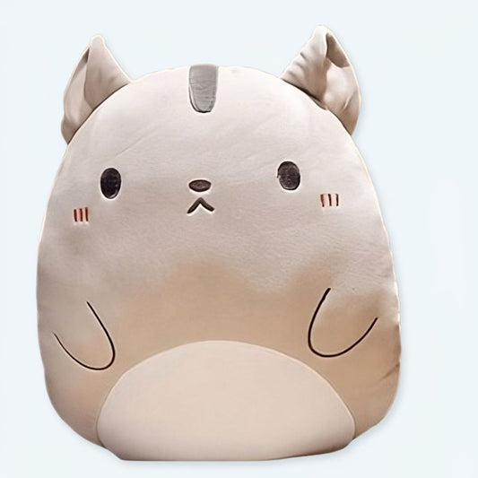 Peluche Oreiller Chat Doux et Mignon pour une Détente Maison