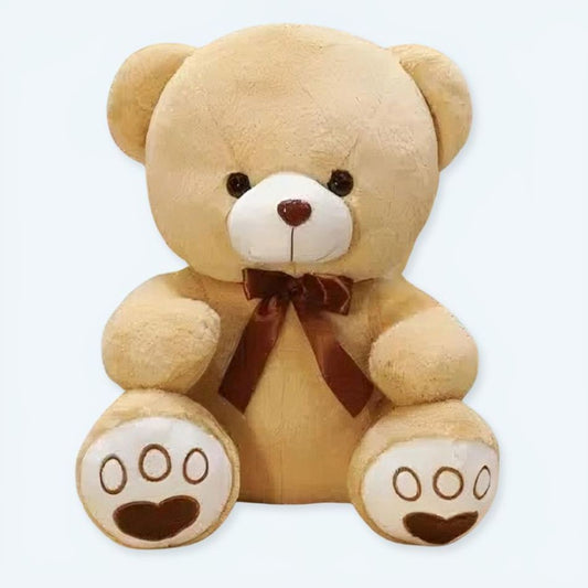 Peluche Ours Beige Doux et Moelleux pour Câlins Chaleureux Câlinours