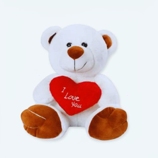 Ours blanc câlin en peluche pour un hiver chaleureux