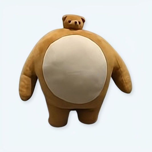 Peluche ours câlin doux pour chambre enfant cosy.