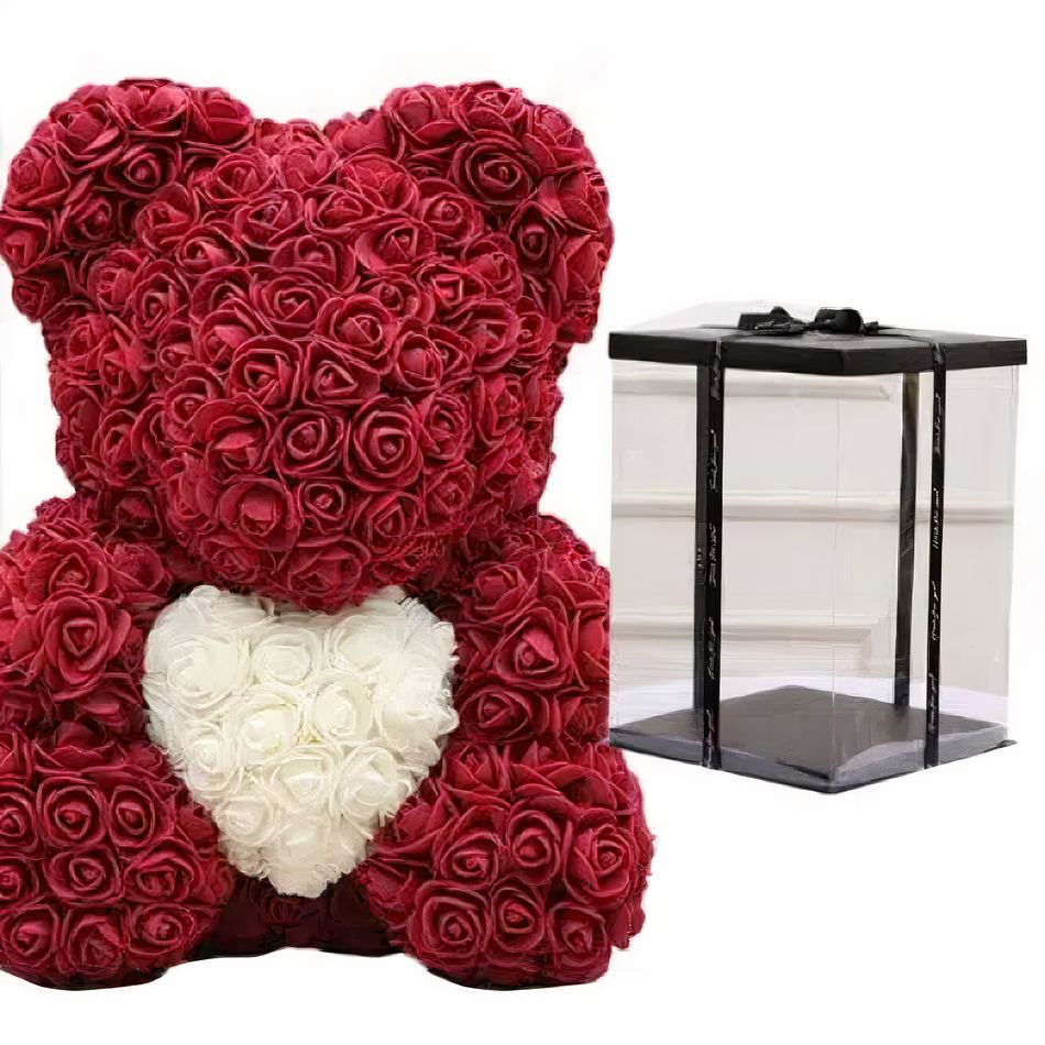 Peluche Ours Collector Doux Rose Poudré pour Enfants Câlins