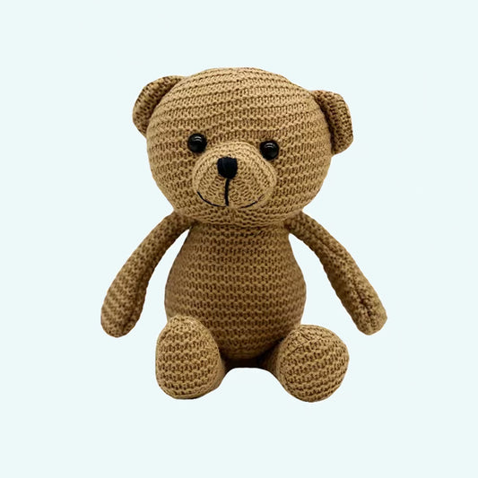 Peluche ours crochet doux - Artisanat fait main pour enfant