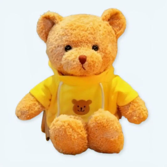 Ours Doux Peluche avec Pull Confort - Câlin et Chaleureux