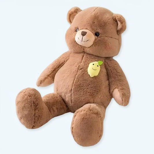 Peluche Ours Géant Marron Doux et Chaleureux pour l'Hiver