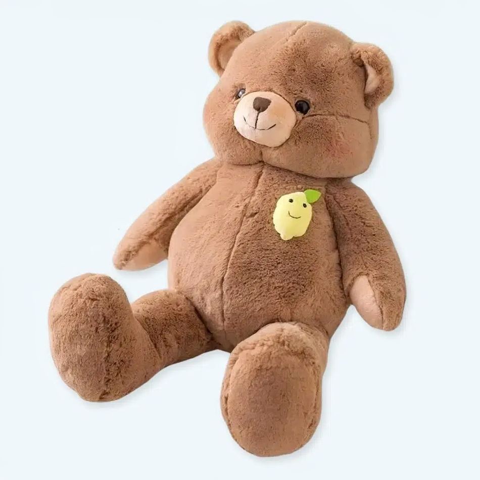 Peluche Ours Géant Marron Doux et Chaleureux pour l'Hiver