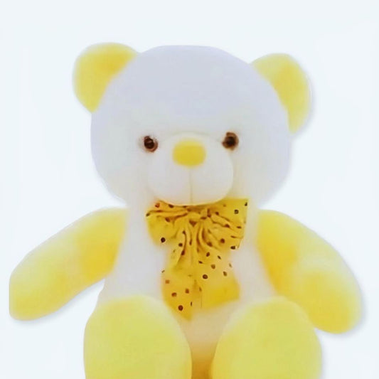 Peluche ours jaune kawaii - Douce câline enfant décor