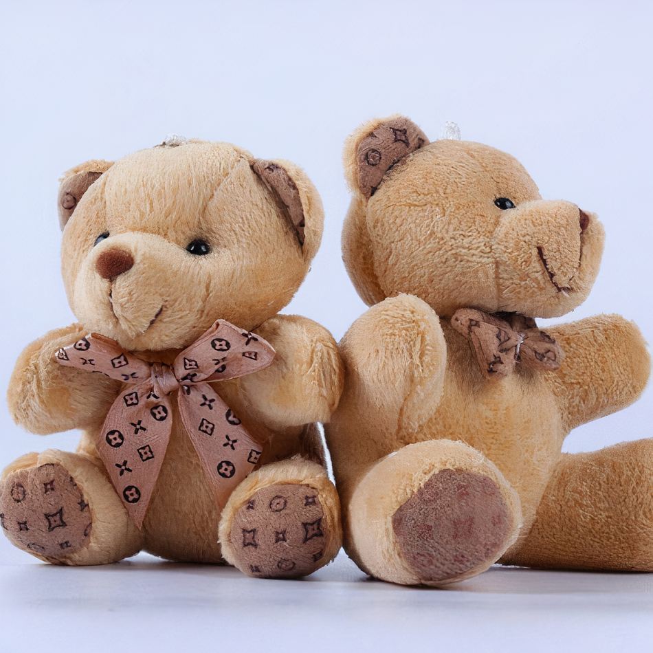 Peluche Ours Marron Porte-Clés Mignon & Doux