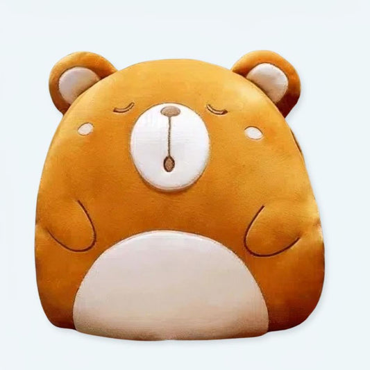 Peluche Ours Oreiller Doux Câlin Confortable Enfant 