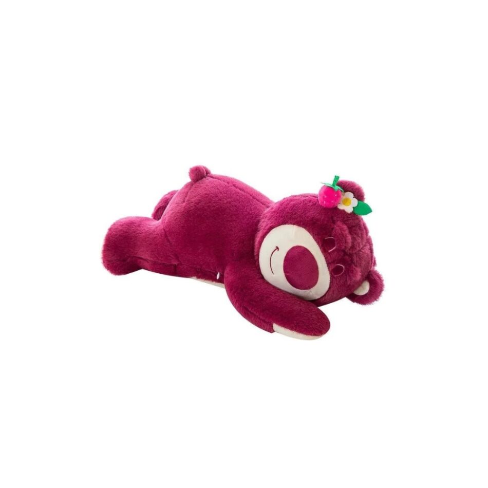 Peluche Ours Rose - Oreiller Doux Câlin pour Chambre d'Enfant