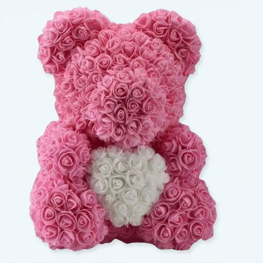 Peluche Ours Rose Doux Collector Câlin