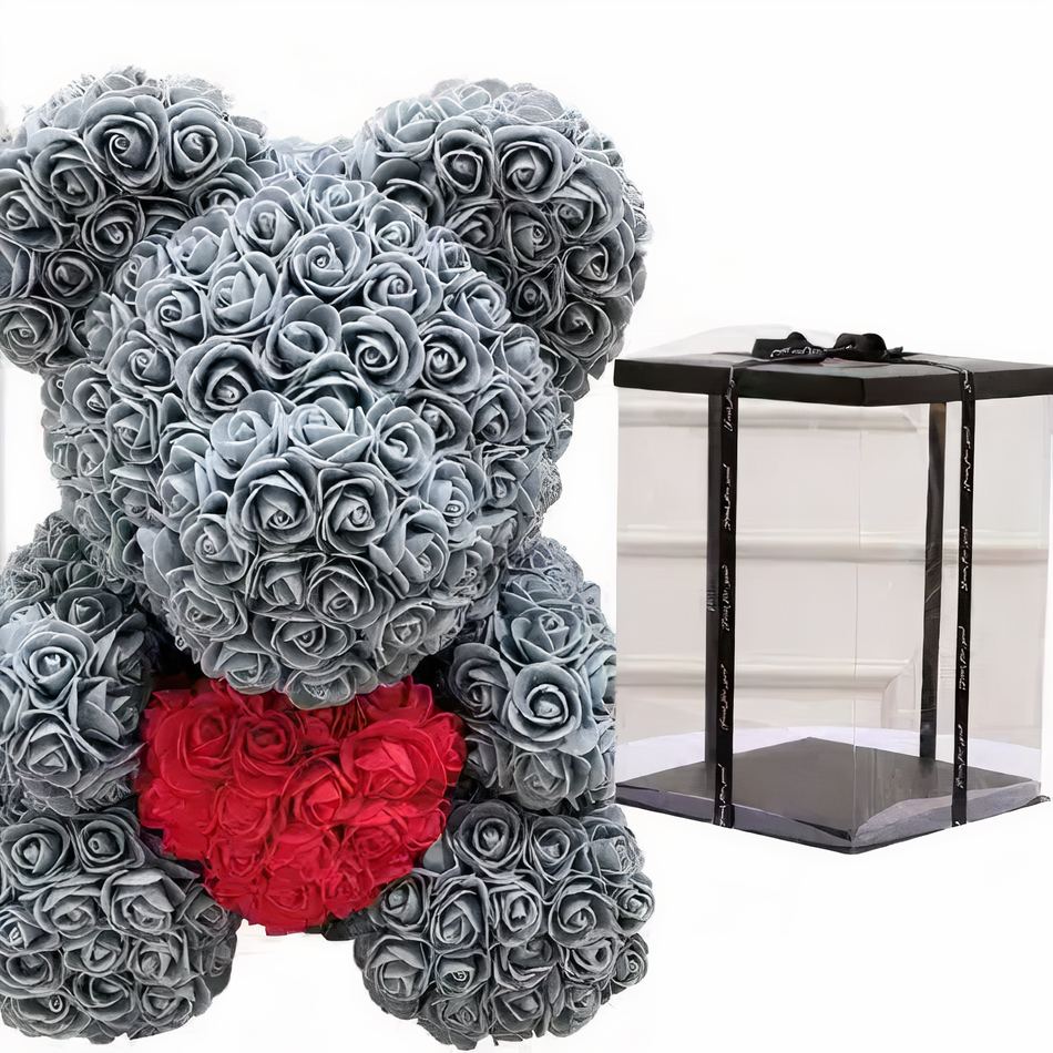 Peluche Ours Roses & Grises, Collection Exclusive