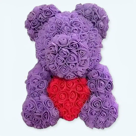 Collection exclusive de peluches ours roses et violettes douces