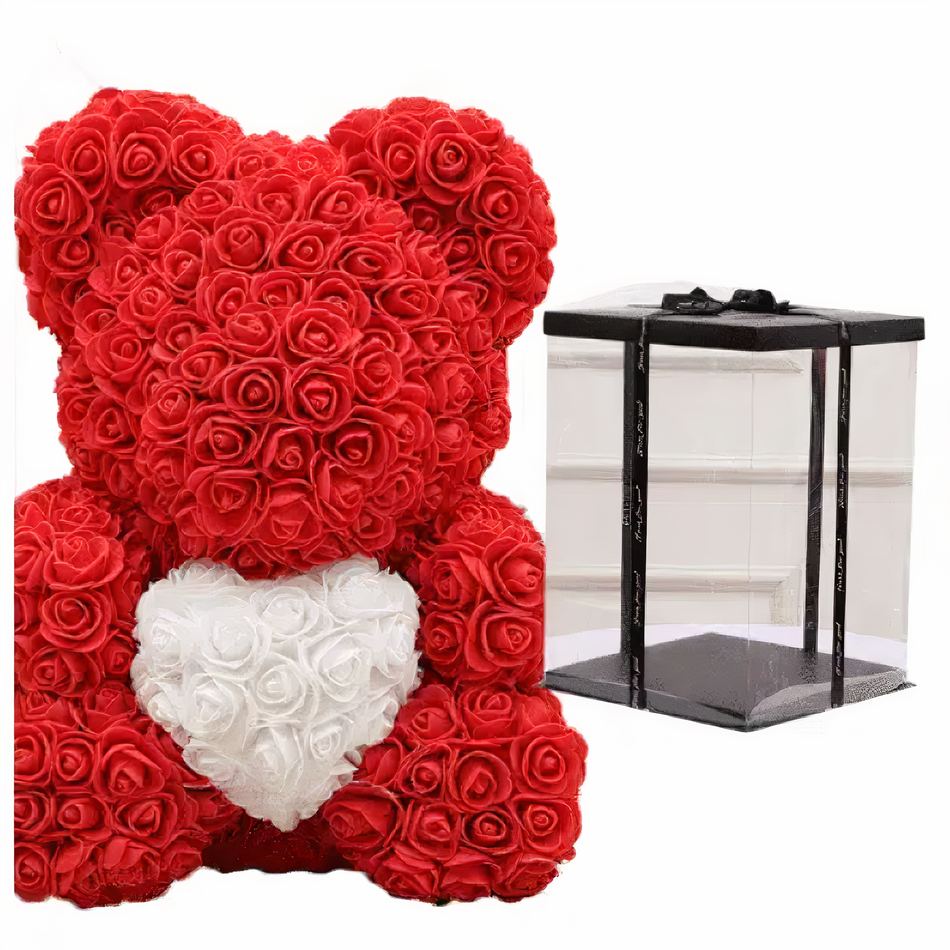 Peluche Ours Rouge Doux Romantique Exclusif