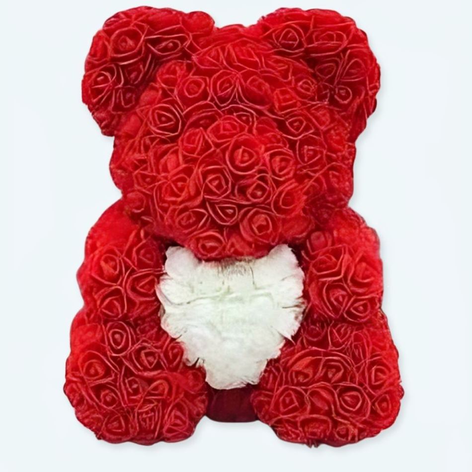 Peluche Ours Rouge Doux Romantique Exclusif