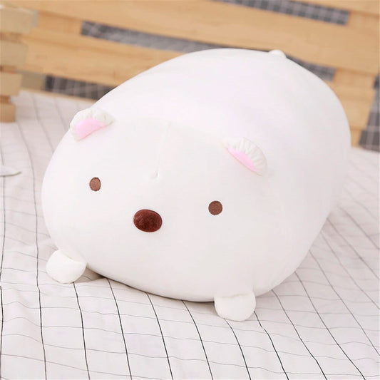 Peluche Ours Squishmallow Polaire Blanc Brillant