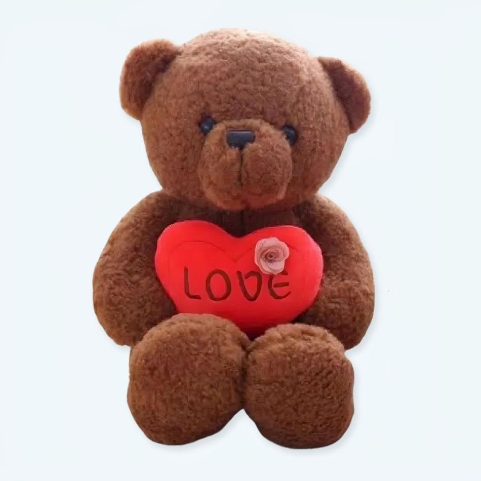 Ourson doux câlin : Peluche idéale pour une chambre chaleureuse